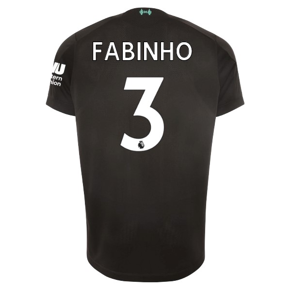 Maillot Football Liverpool NO.3 Fabinho Third 2019-20 Noir